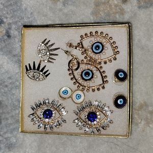 All new Evil Eye Earring bundle of studs🧿